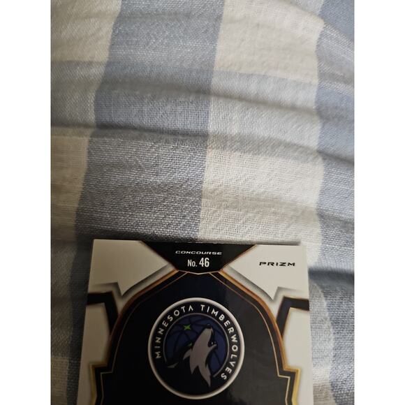 Anthony Edwards 2022-23 Panini Select #46 - Concourse Blue Prizm - Timberwolves - Picture 3 of 4